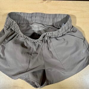 abercrombie kids charcoal gray sporty pull-on shorts